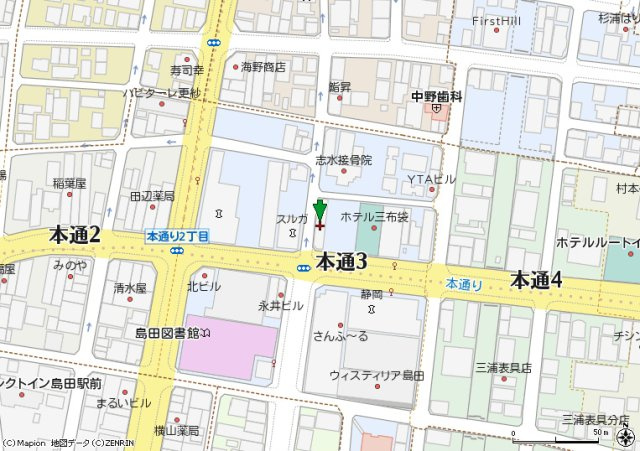 アヴェニュー の地図
