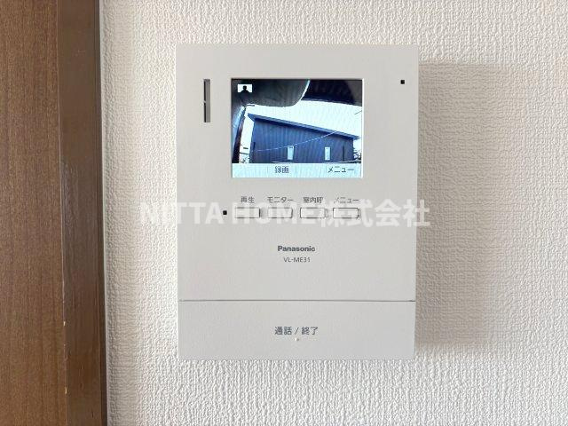 コーポラスナインのセキュリティ|ＴＶドアホンを設置済み(#^^#)