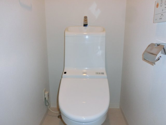 大阪市中央区松屋町の賃貸マンションのトイレ