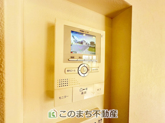 【設備】 | 栃木市沼和田町再生住宅 | ＴＶモニター付きインターホンで防犯面もしっかり安心♪
