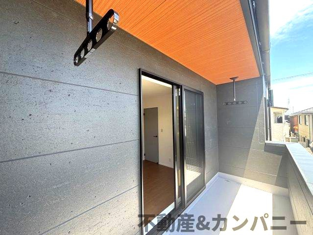 高岡町の新築のおうち2号棟　松山市高岡町新築戸建のその他|お洗濯にも便利なバルコニー付き