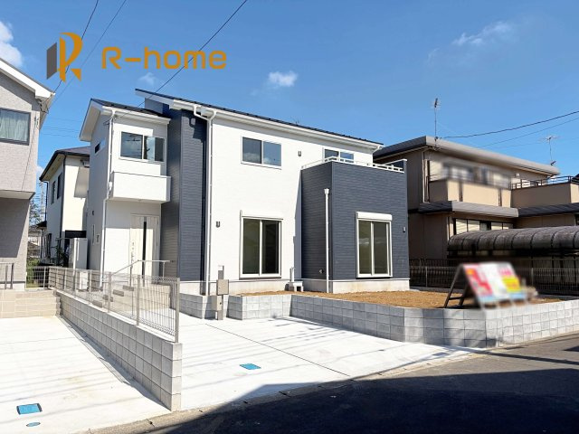 稲敷郡阿見町実穀　新築戸建て　1号棟の外観|ご予約を頂ければ、『平日』はもちろん『早朝』や『夜間』もご見学可能です♪お気軽にお申し付けください♪