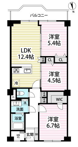 令和７年７月リフォーム完了◆南向き＆トランクルーム付き３ＬＤＫ◆イトーピア向日マンションC棟