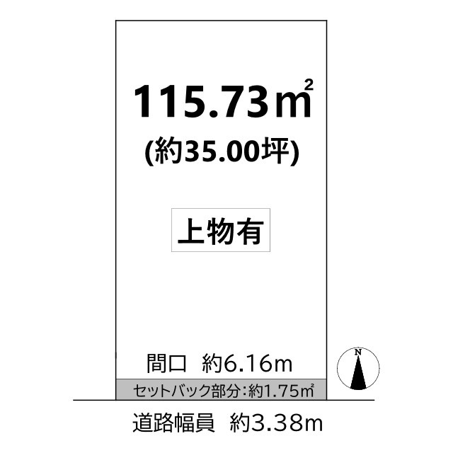 上京区硯屋町 土地の土地図