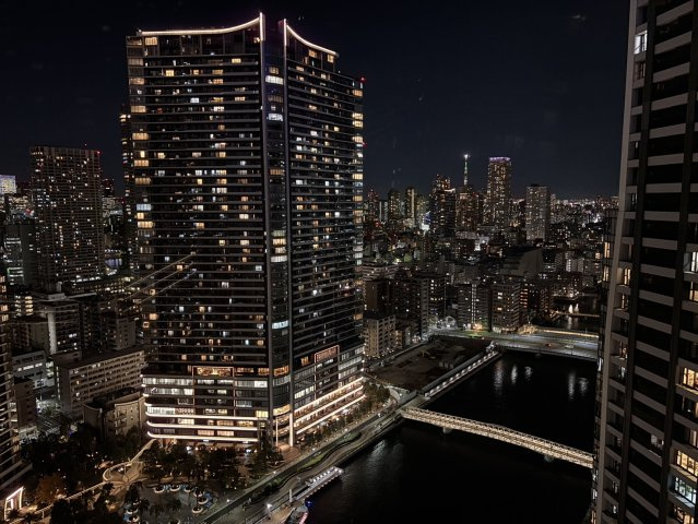 リビングからの眺望（夜景）～スカイツリーが一望できます～