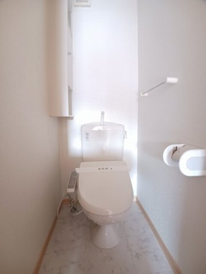 【トイレ】 | ビュー・カトレア　2DLK | 清潔感のあるトイレです