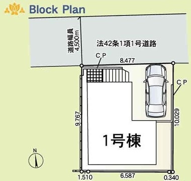 【区画図】 | 大和市福田第80 新築戸建 全1棟