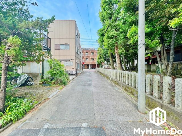 北区金城町　1期の前面道路含む現地写真
