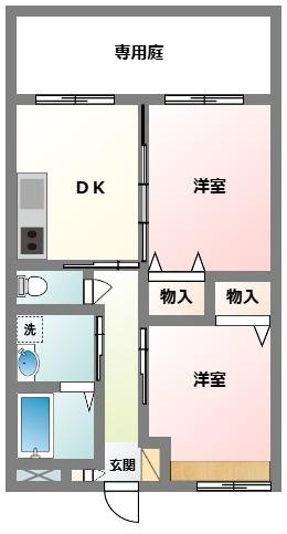 【間取り】 | ティファニー・ヒル | ティファニー・ヒル★南城市玉城字前川エリア