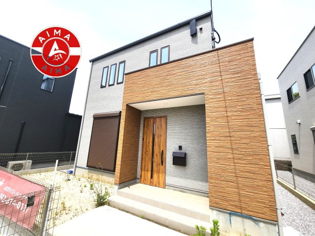 福津市有弥の里2丁目第1-3棟（2号棟）の外観|デザイン性のある外観です。