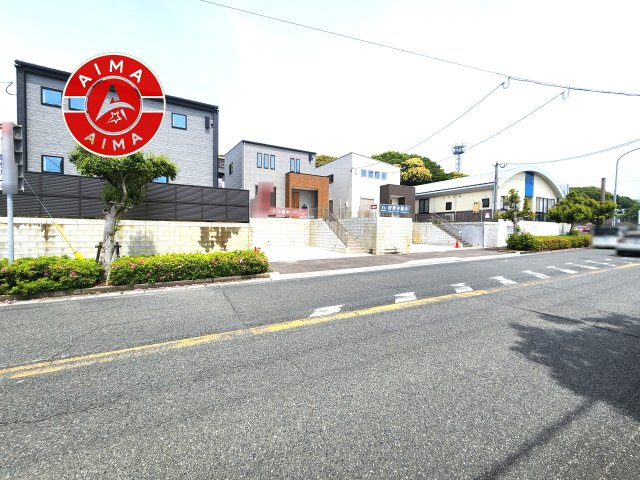 福津市有弥の里2丁目第1-3棟（2号棟）の前面道路含む現地写真|見学の時間などお気軽にお問い合わせ下さい。