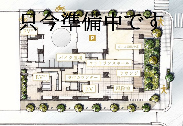 福津市有弥の里2丁目第1-3棟（2号棟）の区画図|配置図（1号棟）