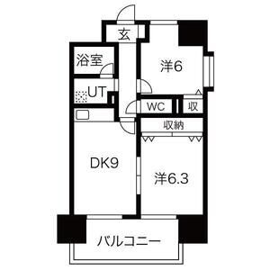 ラ・フォーレ久宝園の間取り
