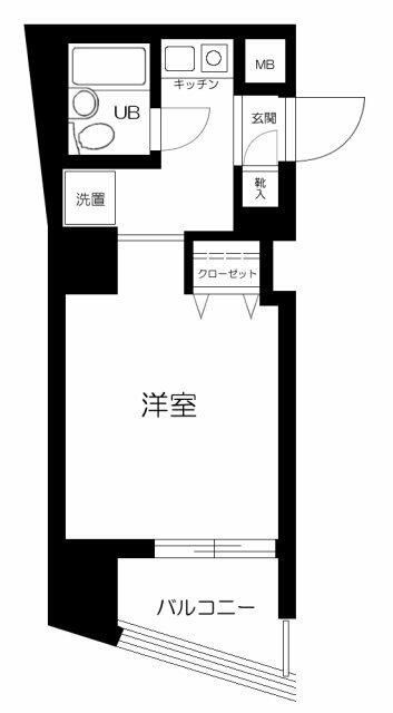 プレール新宿余丁町の間取り