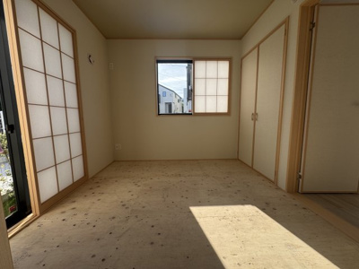 【和室】 | 西原町我謝（全4棟）ラストC号棟 | C号棟　和室4.5帖＋収納付き♪