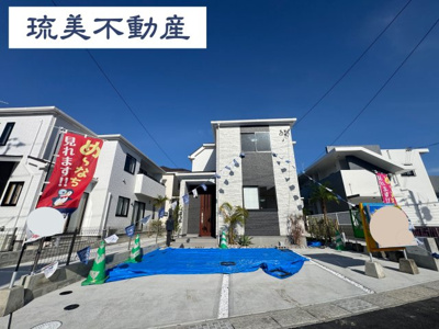 【外観】 | 西原町我謝（全4棟）ラストC号棟 | C号棟　並列駐車3台可♪