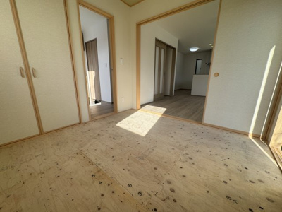 【和室】 | 西原町我謝（全4棟）ラストC号棟 | C号棟　和室4.5帖＋収納付き♪