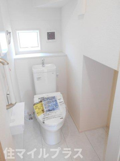 【トイレ】 | 郡山市久留米2丁目新築一戸建て4棟 | 落ち着いたトイレです