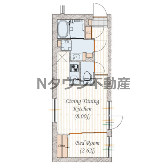 【間取り】 | quador名古屋城駅 | 間取りです。