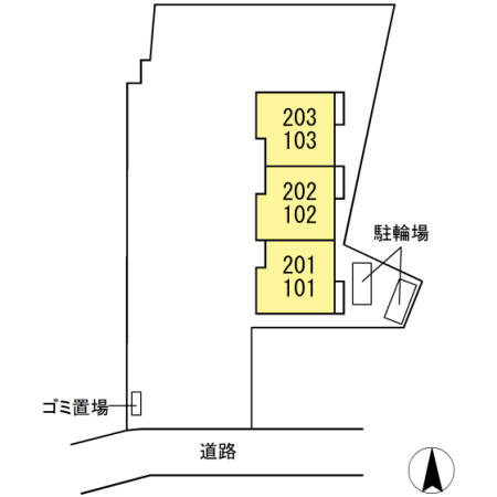 グランヴェールの区画図