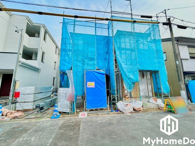 北区西志賀町　1期の前面道路含む現地写真