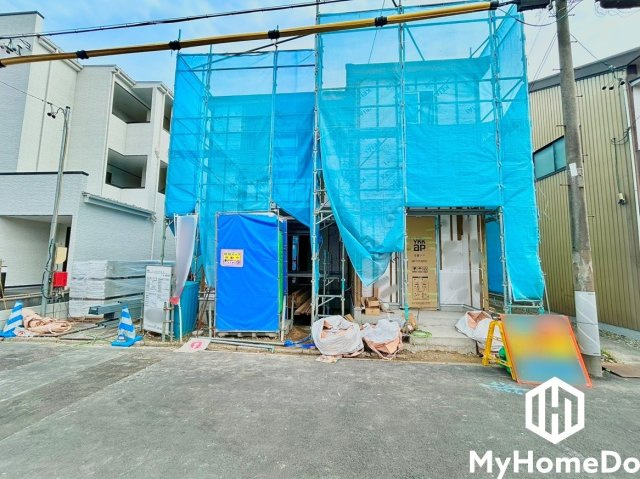 北区西志賀町　1期の前面道路含む現地写真