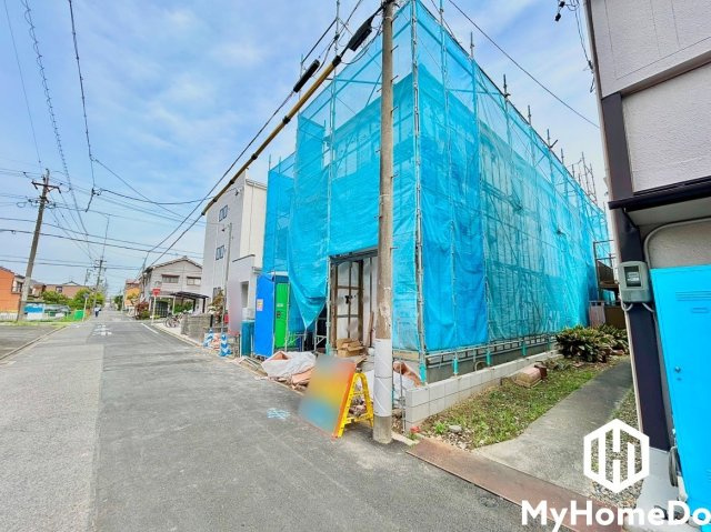 北区西志賀町　1期の前面道路含む現地写真