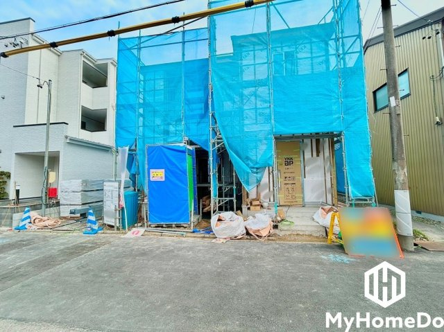 北区西志賀町　1期の前面道路含む現地写真