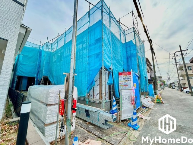 北区西志賀町　1期の前面道路含む現地写真