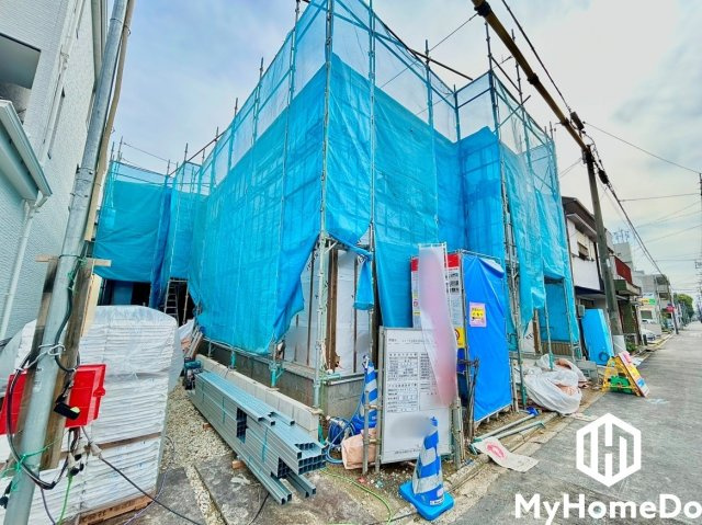 北区西志賀町　1期の前面道路含む現地写真