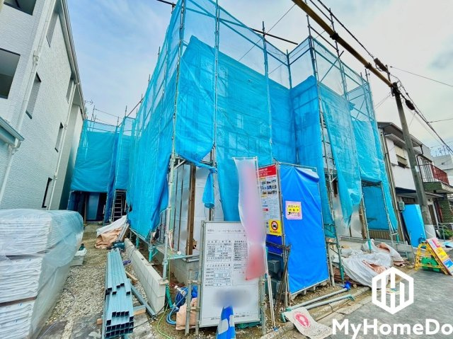北区西志賀町　1期の前面道路含む現地写真