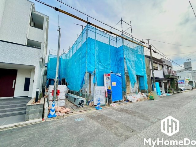 北区西志賀町　1期の前面道路含む現地写真