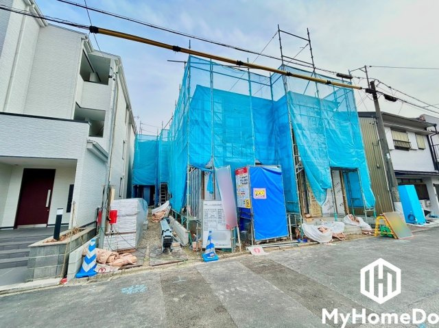 北区西志賀町　1期の前面道路含む現地写真