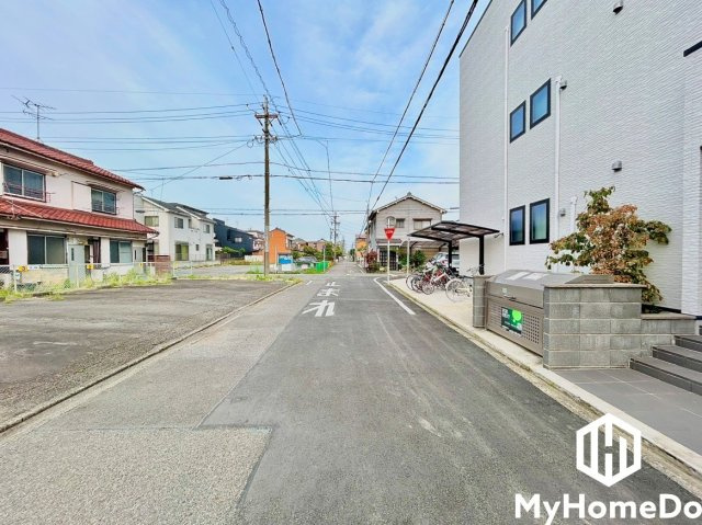 北区西志賀町　1期の前面道路含む現地写真