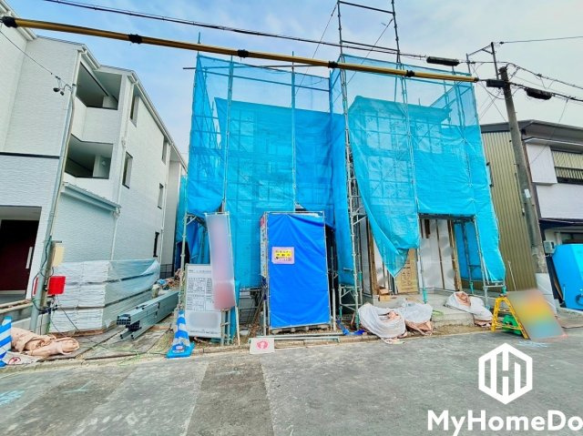 北区西志賀町　1期の前面道路含む現地写真