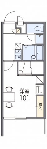 レオパレス駒場の間取り|画像2