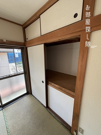 久留米市高良内町のアパートの収納