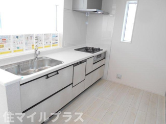 【キッチン】 | 郡山市久留米2丁目新築一戸建て4棟 | 使いやすいキッチンです