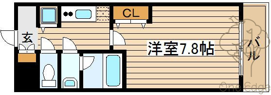 ONE ROOF FLAT TENJINBASHIの間取り