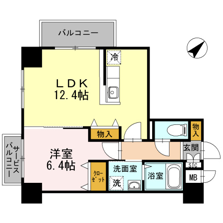 セリーン志村の間取り