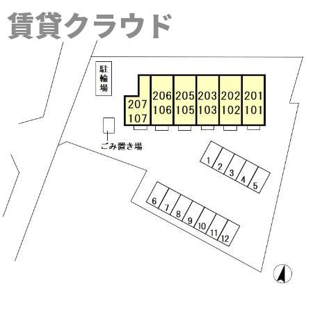アビデホンダの区画図