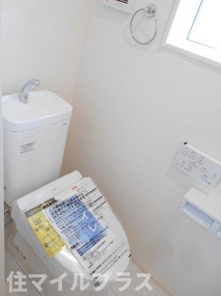【トイレ】 | 郡山市久留米2丁目新築一戸建て4棟 | コンパクトで使いやすいトイレです