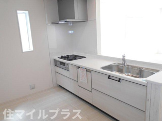 【キッチン】 | 郡山市久留米2丁目新築一戸建て4棟 | 使いやすいキッチンです