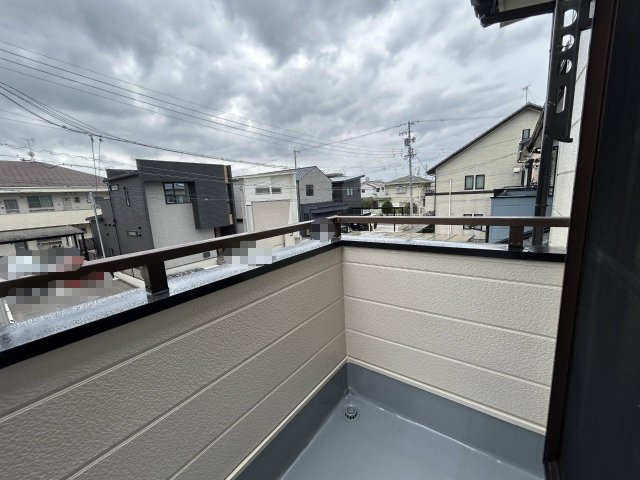 岡崎市矢作町のバルコニー