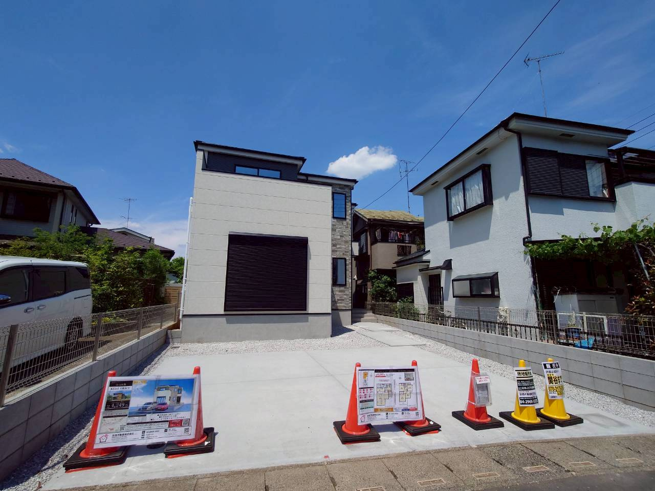 所沢市山口新築戸建の外観パース