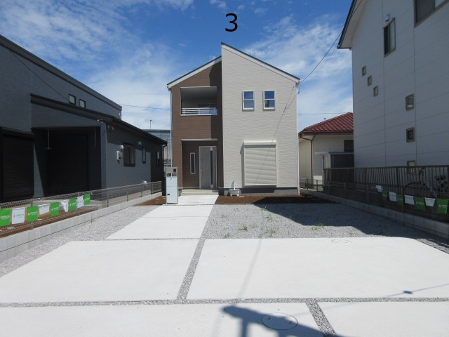 【仲介手数料無料】新築戸建　熊谷市肥塚561-1（全3棟）の外観