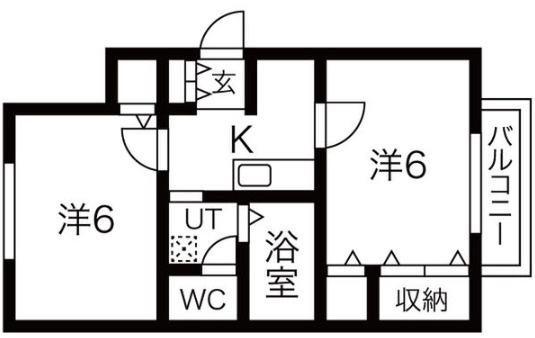 リバーサイド山手B棟の間取り