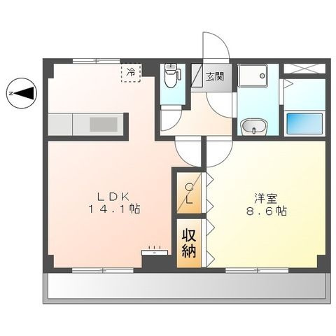 サンヒルズの間取り
