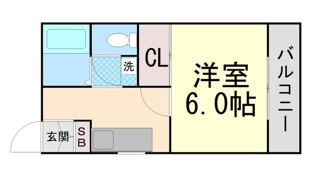 リバーサイド山手A棟の間取り
