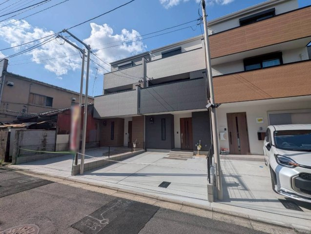 西院追分町　2号地の前面道路含む現地写真